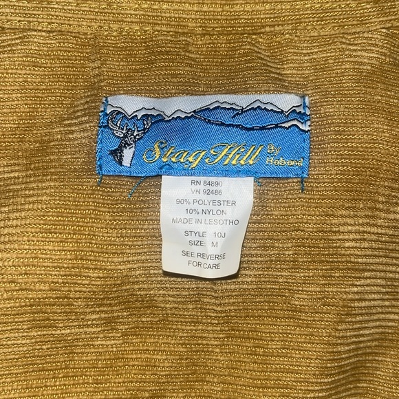 cropped vintage corduroy button-down - Picture 3 of 3